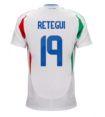 Italien Mateo Retegui #19 Udebanetrøje EM 2024 Kort ærmer